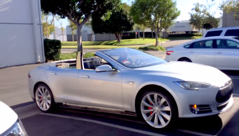 Tesla model s Cabrio